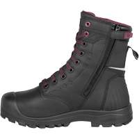 Women's Work Boots with Internal Flexible Metguard, Leather, Steel Toe, Size 5, Impermeable Moffatt Supply & Specialties
