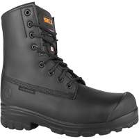 Keep Vegan Microfiber Work Boots, Synthetic Leather, Steel Toe, Size 4, Impermeable Moffatt Supply & Specialties