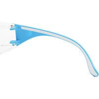 Lunettes de s&eacute;curit&eacute; bleu/blanc Adapt Lite, Lentille Transparent, Antibu&eacute;e/Anti-&eacute;gratignures, ANSI Z87+/R&eacute;pond ou surpasse la norme CSA Z94.3 Moffatt Supply & Specialties