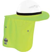 Chill-Its&reg; Lime Green FR Hard Hat Brim with Neck Shade Moffatt Supply & Specialties