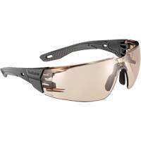 RUSH+ 2.0 M/L Safety Glasses with Black & Grey Frame, Copper Lens, Anti-Fog/Anti-Scratch, ANSI Z87+ Moffatt Supply & Specialties