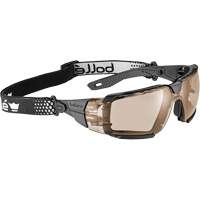RUSH+ 2.0 XP M/L Safety Glasses with Black & Grey Frame, Copper Lens, Anti-Fog/Anti-Scratch, ANSI Z87+ Moffatt Supply & Specialties