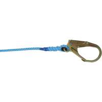 Cordage de s&eacute;curit&eacute; Superline avec cosse en nylon & mousqueton verrouillable de 2-1/4" Moffatt Supply & Specialties