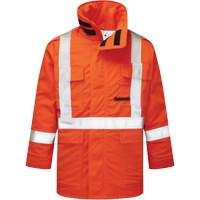 Avenger 9 oz High-Visibility Insulated Parka, Style 515, Men's, X-Small, Orange Moffatt Supply & Specialties
