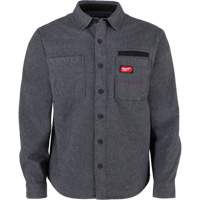 GRIDIRON Flannel Shirt, Men's, Small, Grey Moffatt Supply & Specialties