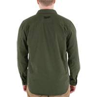 GRIDIRON Flannel Shirt, Men's, Small, Green Moffatt Supply & Specialties