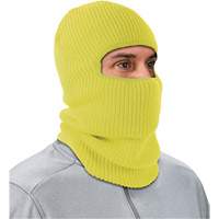 N-Ferno&reg; 2-Layer Rib Knit Freezer Balaclava Face Mask, Acrylic, High-Visibility Lime Green Moffatt Supply & Specialties
