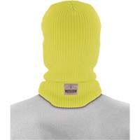 N-Ferno&reg; 2-Layer Rib Knit Freezer Balaclava Face Mask, Acrylic, High-Visibility Lime Green Moffatt Supply & Specialties
