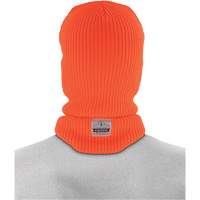 N-Ferno&reg; 2-Layer Rib Knit Freezer Balaclava Face Mask, Acrylic, Orange Moffatt Supply & Specialties