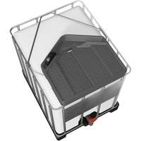 Large 3.9 Gal. Grey Chemically-Resistant Polyethylene IBC Funnel Moffatt Supply & Specialties