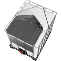 Large 3.9 Gal. Grey Chemically-Resistant Polyethylene IBC Funnel Moffatt Supply & Specialties