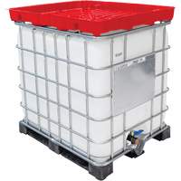 Full Size 30 Gal. Red Chemically-Resistant Polyethylene IBC Funnel Moffatt Supply & Specialties
