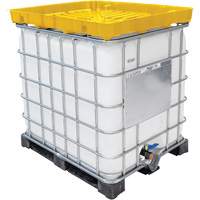 Full Size 30 Gal. Yellow Chemically-Resistant Polyethylene IBC Funnel Moffatt Supply & Specialties