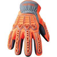 Gants  de travail Chrome SLT 4079IMP, 6/T-petit, Paume en PEHP, Poignet &eacute;lastique/Boucle et crochet Moffatt Supply & Specialties