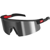 Wraparound Safety Glasses with Dual Coat Lens, Red/Mirror Lens, Anti-Scratch/Polarized, ANSI Z87+/Meets/Exceeds CSA Z94.3 Moffatt Supply & Specialties