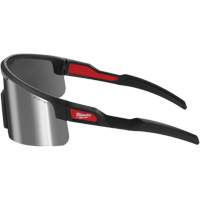 Wraparound Safety Glasses with Dual Coat Lens, Red/Mirror Lens, Anti-Scratch/Polarized, ANSI Z87+/Meets/Exceeds CSA Z94.3 Moffatt Supply & Specialties