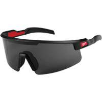 Wraparound Safety Glasses, Black Lens, Anti-Scratch, ANSI Z87+/Meets/Exceeds CSA Z94.3 Moffatt Supply & Specialties