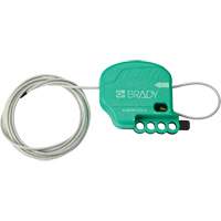 Mini All-Purpose Cable Lockout with Steel Cable, 8' Length Moffatt Supply & Specialties