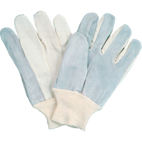 Gants de travail &agrave; index complet d'usage standard, Grand, Paume en Cuir de vache refendu Moffatt Supply & Specialties