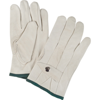 Standard-Duty Ropers Gloves, Medium, Grain Cowhide Palm Moffatt Supply & Specialties