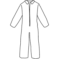 Pyrolon&reg; Plus 2 Disposable FR Coveralls, Small, Blue, FR Treated Fabric Moffatt Supply & Specialties