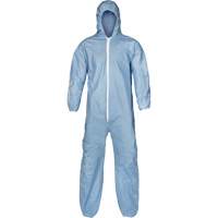 Pyrolon&reg; Plus 2 FR Coveralls, Small, Blue, FR Treated Fabric Moffatt Supply & Specialties
