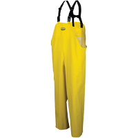 Hurricane Flame Retardant/Oil Resistant Rain Suits - Pants, Small, Yellow Moffatt Supply & Specialties