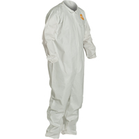 ProShield&reg; 60 Coveralls, Small, White, Microporous Moffatt Supply & Specialties