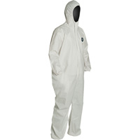 ProShield&reg; 60 Coveralls, Small, White, Microporous Moffatt Supply & Specialties