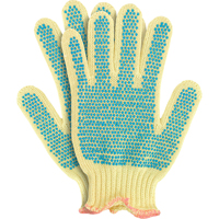 Gants en tricot avec pois, Taille Petit/7, Calibre 7, Rev&ecirc;tement PVC, Enveloppe en Kevlar, ANSI/ISEA 105 niveau 2 Moffatt Supply & Specialties