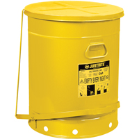 Oily Waste Cans, FM Approved/UL Listed, 21 US gal., Yellow Moffatt Supply & Specialties