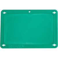 &eacute;tiquette vierge pour vanne, Plastique, 4-3/4" la x 3-1/4" h Moffatt Supply & Specialties