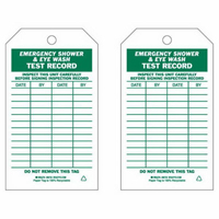 Test Record Inspection Tags, Paper, 4" W x 7" H, English Moffatt Supply & Specialties