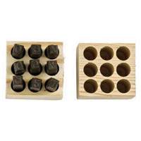Number Steel Stamp Punch Set, # 4/6/3/2/1/8/9/7/5, 1/4" Moffatt Supply & Specialties