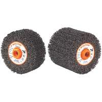 Tambour de finition FX, 4-1/4" dia. x 2" la, 5/8"-11 Arbre, Grain Cors&eacute; Moffatt Supply & Specialties