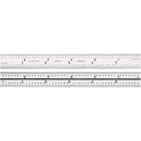 Junior Combination Squares, 6" L, Steel, Satin Moffatt Supply & Specialties