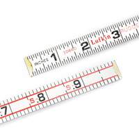 R&egrave;gle &agrave; pes&eacute;e Red End pour ing&eacute;nieur, 6' lo, Bois, Graduations de 1/16" Moffatt Supply & Specialties