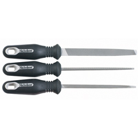 Jeu de limes ergonomiques, 3 pi&egrave;ces Moffatt Supply & Specialties