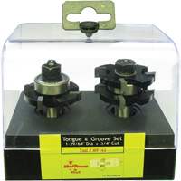 Jeux de fraises &agrave; rainures &amp; languettes &agrave; 4 cannelures Moffatt Supply & Specialties