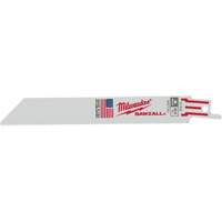 Lames de scie alternative Sawzall, Bim&eacute;tal, 24 Dents par pouce, 6" lo x 3/4" la Moffatt Supply & Specialties