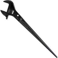 Cl&eacute; &agrave; m&acirc;choires r&eacute;glable, 16" lo, la max. 1-5/8", Oxyde noir Moffatt Supply & Specialties