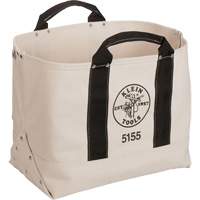 Heavy-Duty 17" Tool Bag, Canvas, 1 Pockets, Beige/Black Moffatt Supply & Specialties