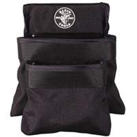 Pochette utilitaire &agrave; 2 poches s&eacute;rie PowerLine, 1000 Denier Cordura&reg;, Noir Moffatt Supply & Specialties
