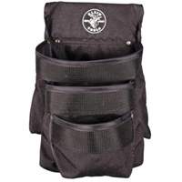 Pochette utilitaire &agrave; 3 poches s&eacute;rie PowerLine, 1000 Denier Cordura&reg;, Noir Moffatt Supply & Specialties