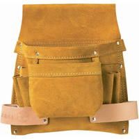 Porte-outils, Porte-clous & vis, Cuir, 6 Poches Moffatt Supply & Specialties