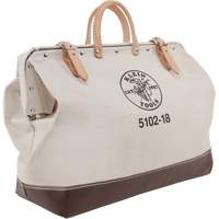 Heavy-Duty 18" Tool Bag, Canvas, 1 Pockets, Beige Moffatt Supply & Specialties