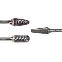 Hard Alloy Ball Nose Cylinder Burr, SC-5, 1/2" Dia., 1" Depth of Cut Moffatt Supply & Specialties