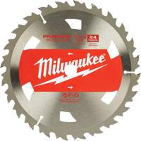 Framing Circular Saw Blade, 7-1/4", 24 Teeth, Wood Use Moffatt Supply & Specialties
