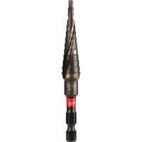 #1 Shockwave Impact Duty Step Drill Bit, 1/2" - 1-1/8" , 1/32" Increments, Titanium Moffatt Supply & Specialties