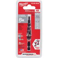 #2 Shockwave Impact Duty Step Drill Bit, 3/16" - 1/2" , 1/16" Increments, Titanium Moffatt Supply & Specialties